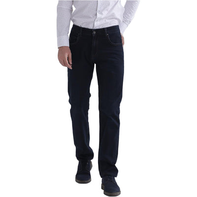 jeans heren spike donkerblauw regular