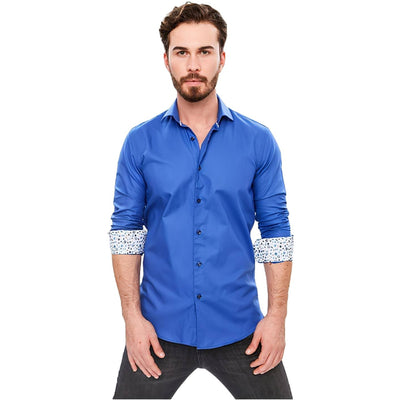 WB Basic Overhemd John Slim Fit Blauw