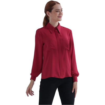 blouse dames mira rood