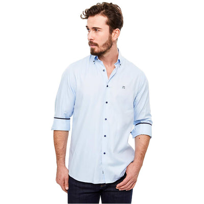 WB Excellent Heren Overhemd Regular Fit Elegance Lichtblauw