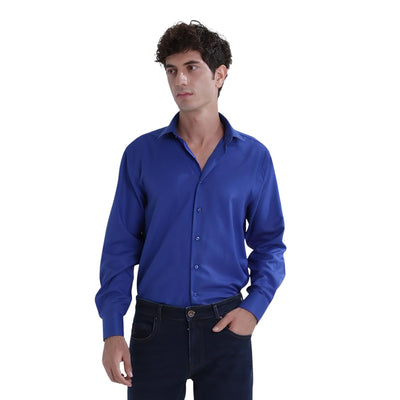 Baurotti Overhemd Regular Fit Parker Blauw