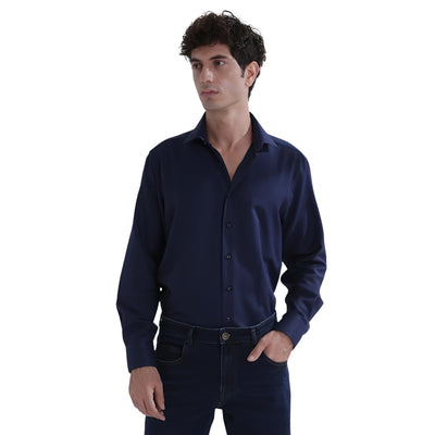 Baurotti-Overhemd-Regular-Fit-Donkerblauw