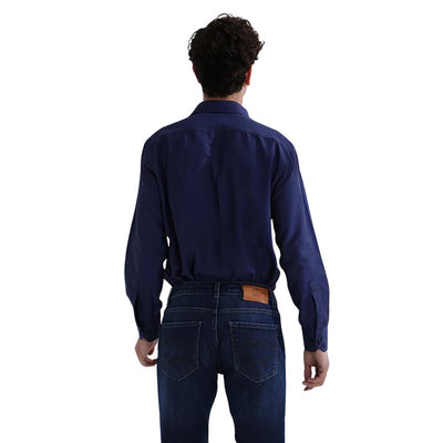 Baurotti Overhemd Regular Fit Donkerblauw