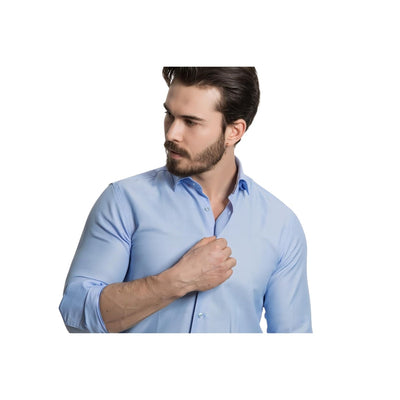 Baurotti Overhemd Slim Fit Blauw