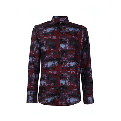 WB Excellent Overhemd Excellent Slim fit Achives all over print