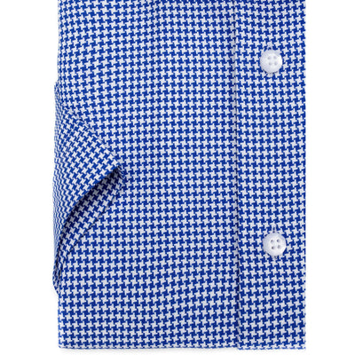 WB Premium Overhemd Heren Blauw Korte Mouw