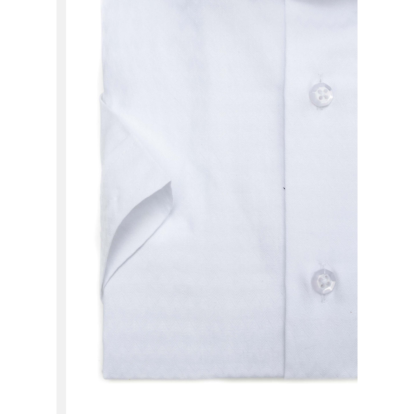 WB Premium Heren Overhemd Wit Korte Mouw
