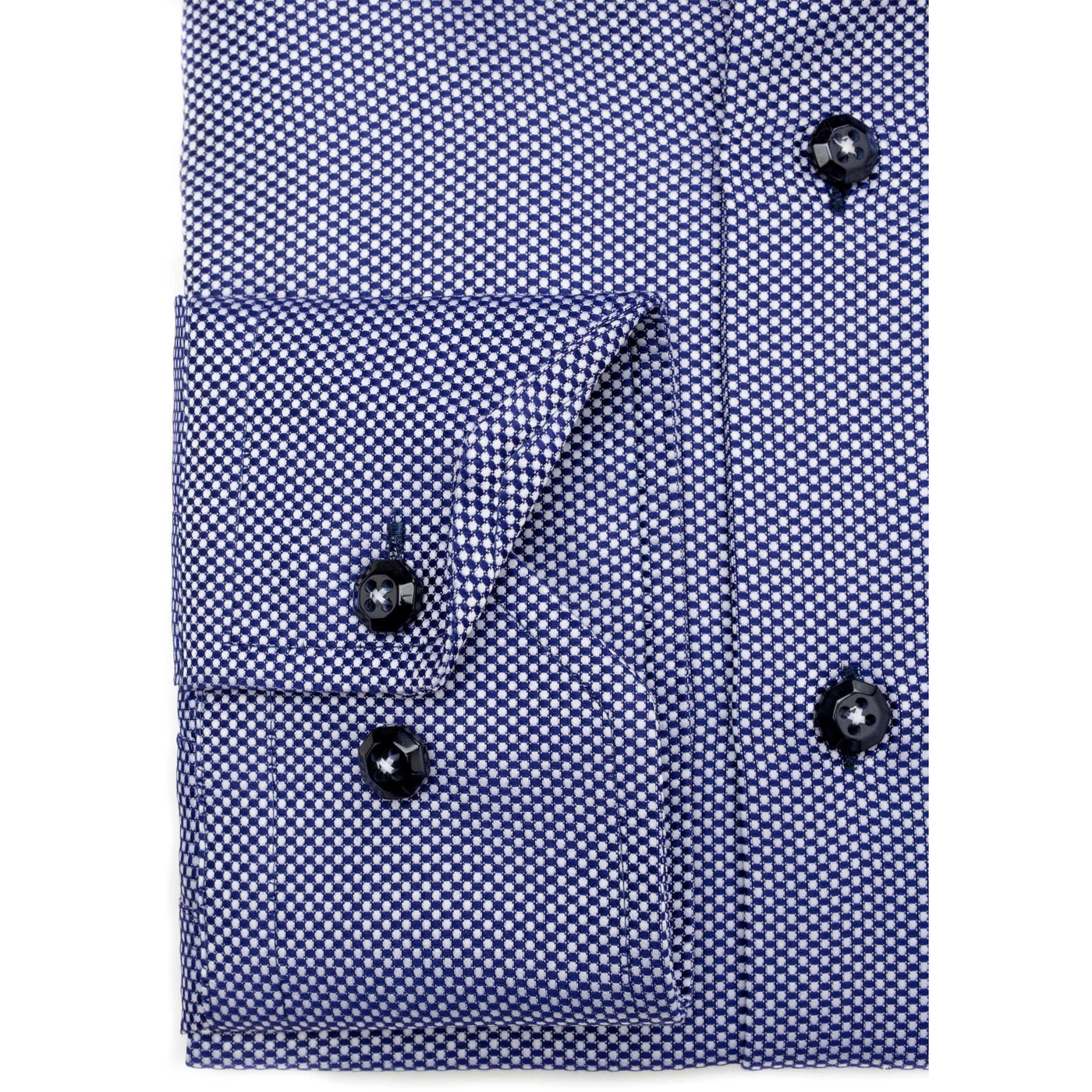 WB Premium Overhemd Heren Slim Fit Blauw Stip