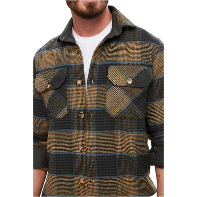 WB Basic Oversized Overhemd Lumberjack Bruin Blauw Geruit