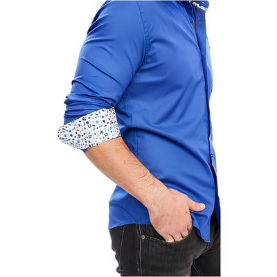 WB Basic Overhemd John Slim Fit Blauw