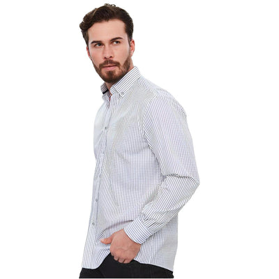 WB Premium Overhemd Adam Zwart Wit Geruit